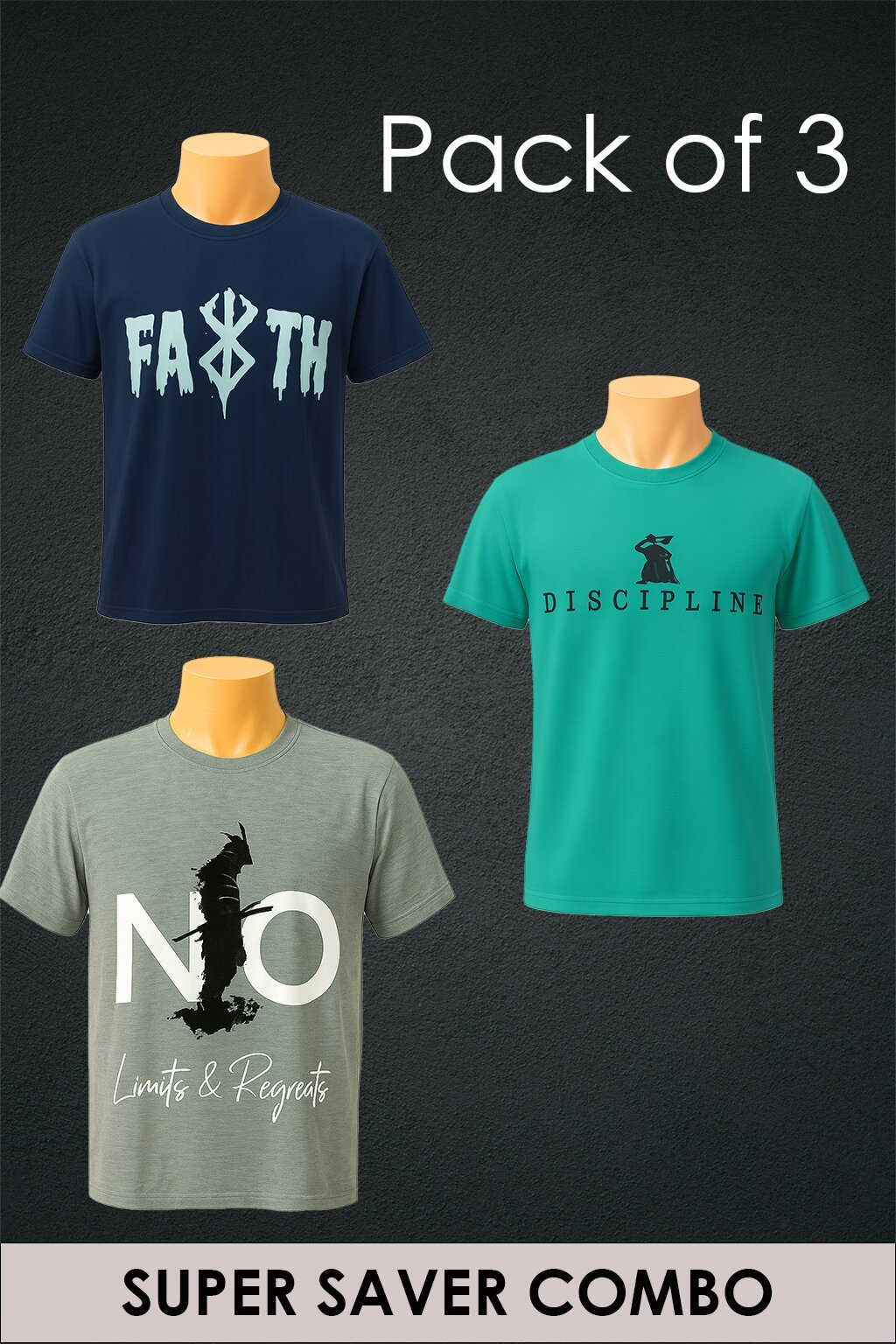 Printed T-Shirt Combo 4